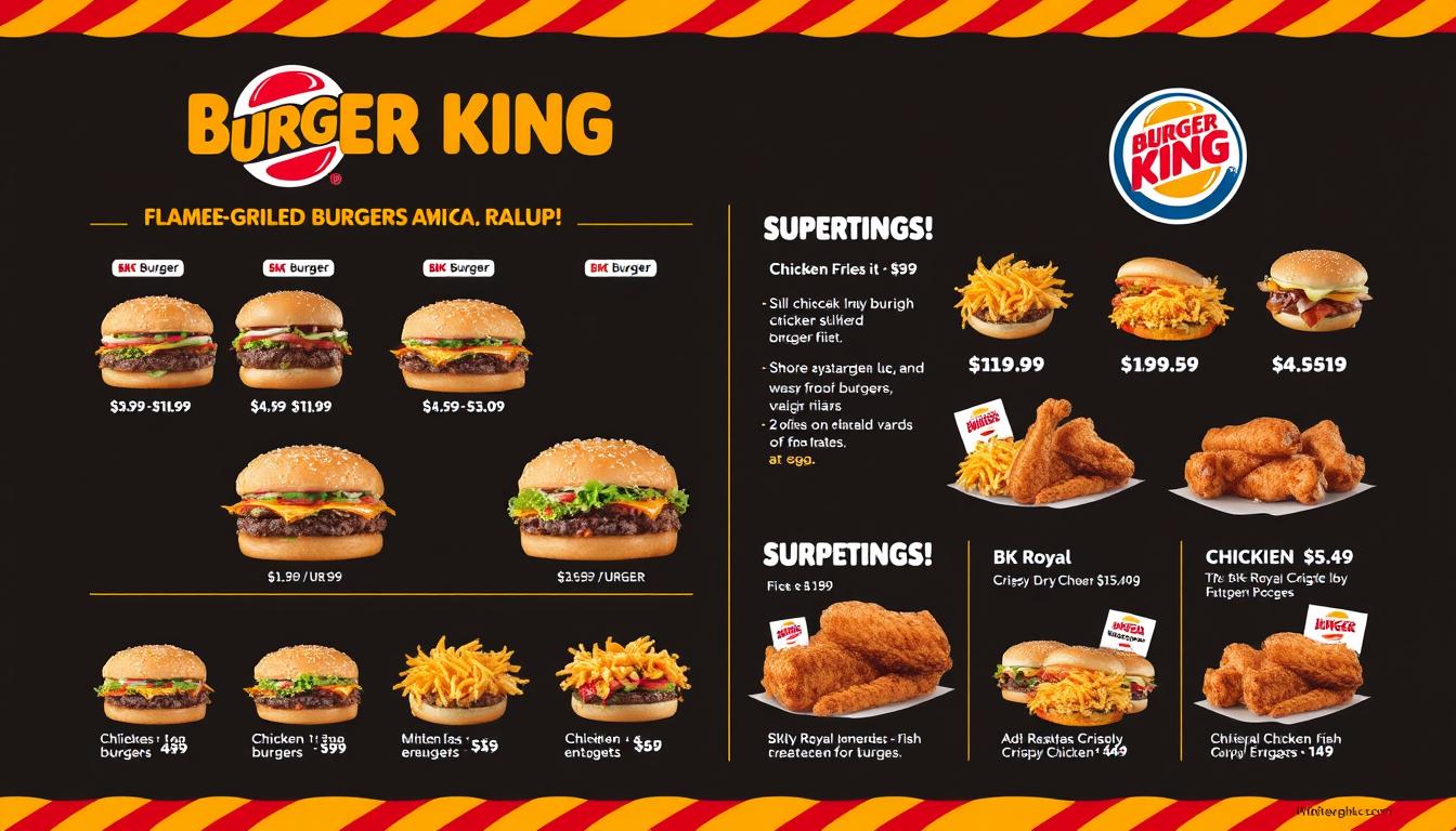 Burger King Menu Prices