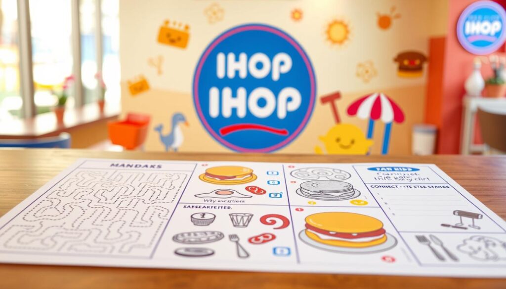 IHOP Kids Menu Interactive Placemats IHOP Kids Menu Interactive Placemats