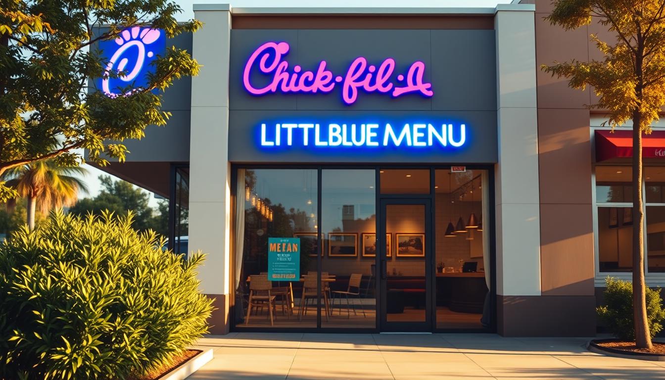 chick fil a little blue menu