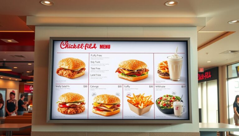 chick fil a lunch menu