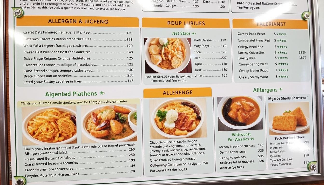 denny's allergen menu