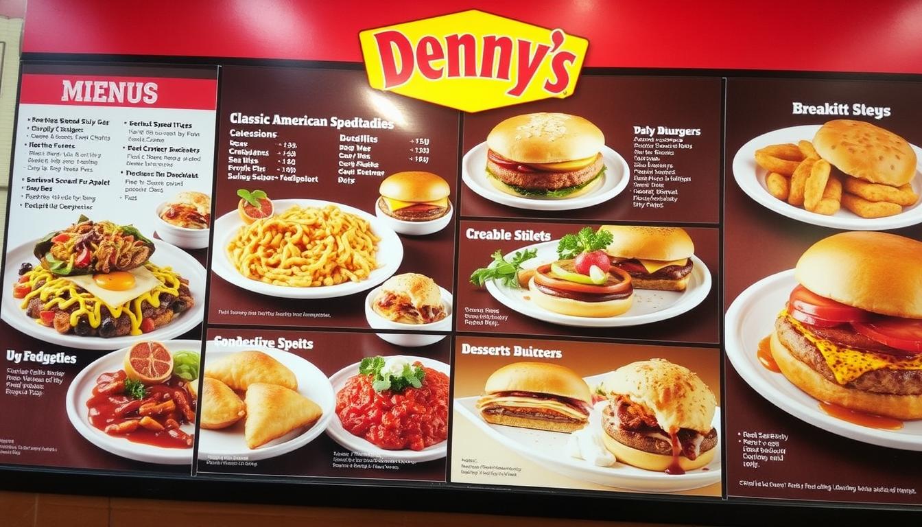 denny's menu