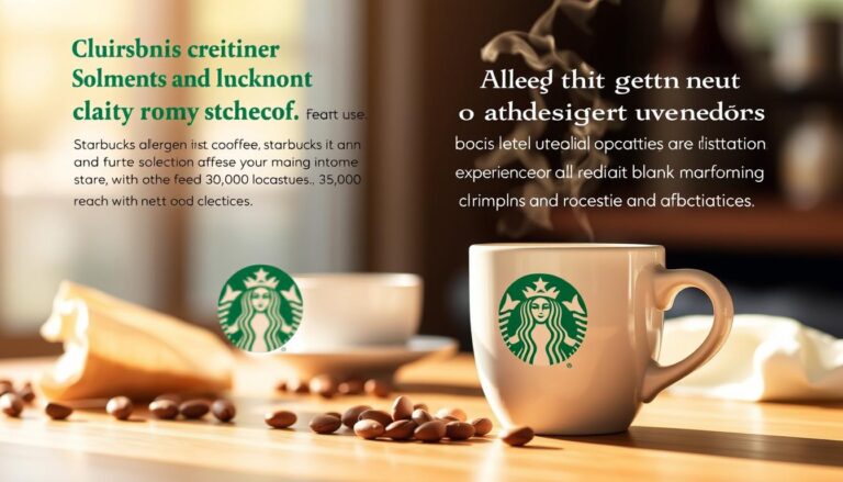 starbucks allergen menu