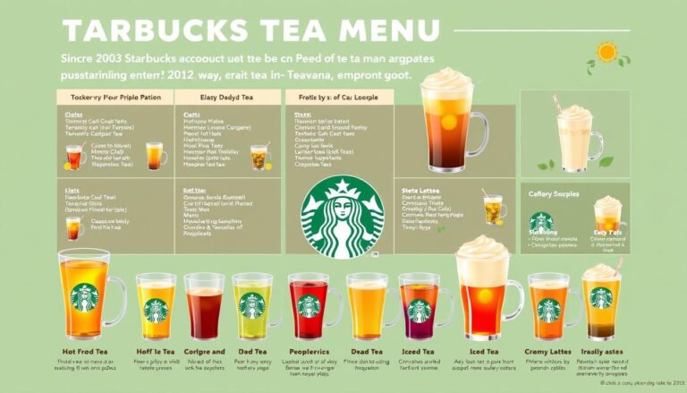 starbucks tea menu