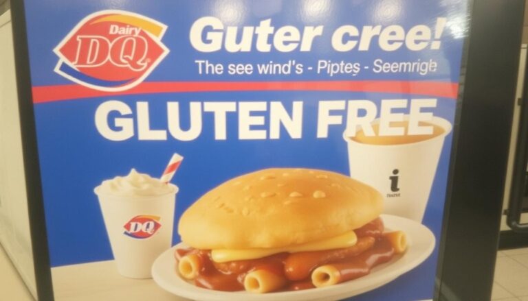 Dairy Queen Gluten Free Menu
