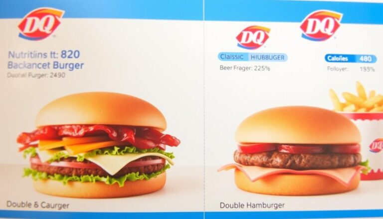 Dairy Queen Nutritional Menu