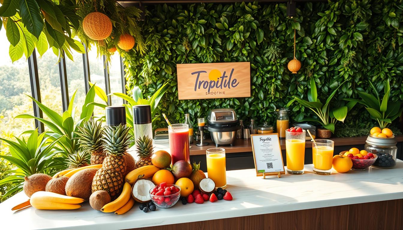 tropical smoothie breakfast menu
